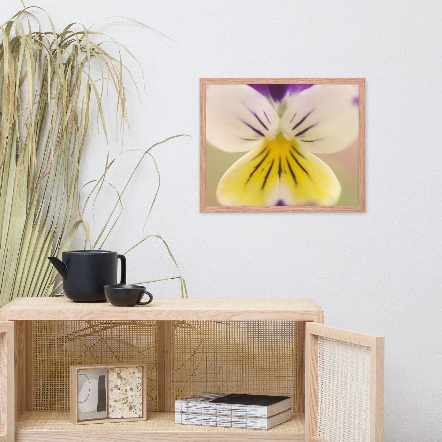 Oh Violet Floral Nature Photo Framed Wall Art Print