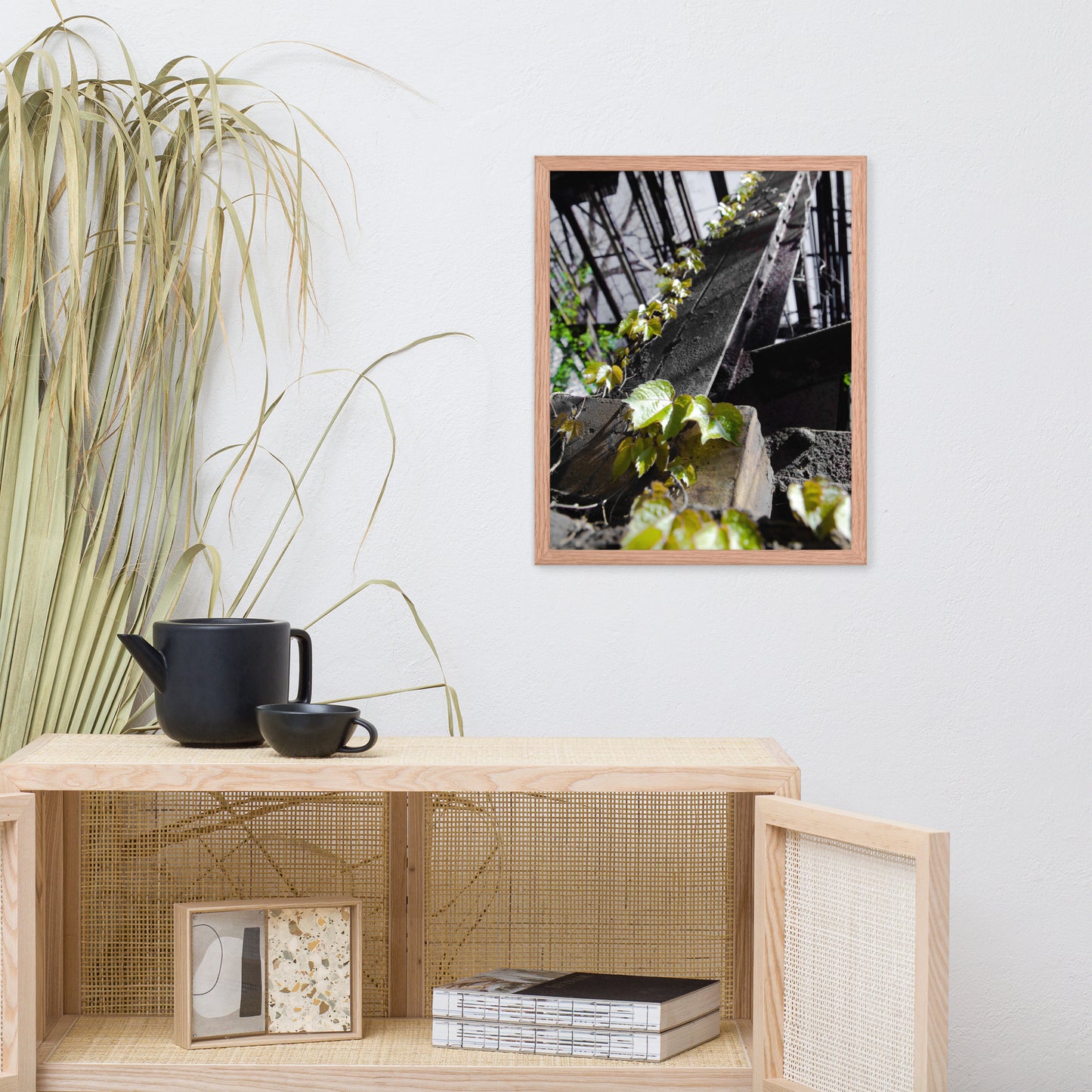Nature Taking Over Botanical Nature Photo Framed Wall Art Print