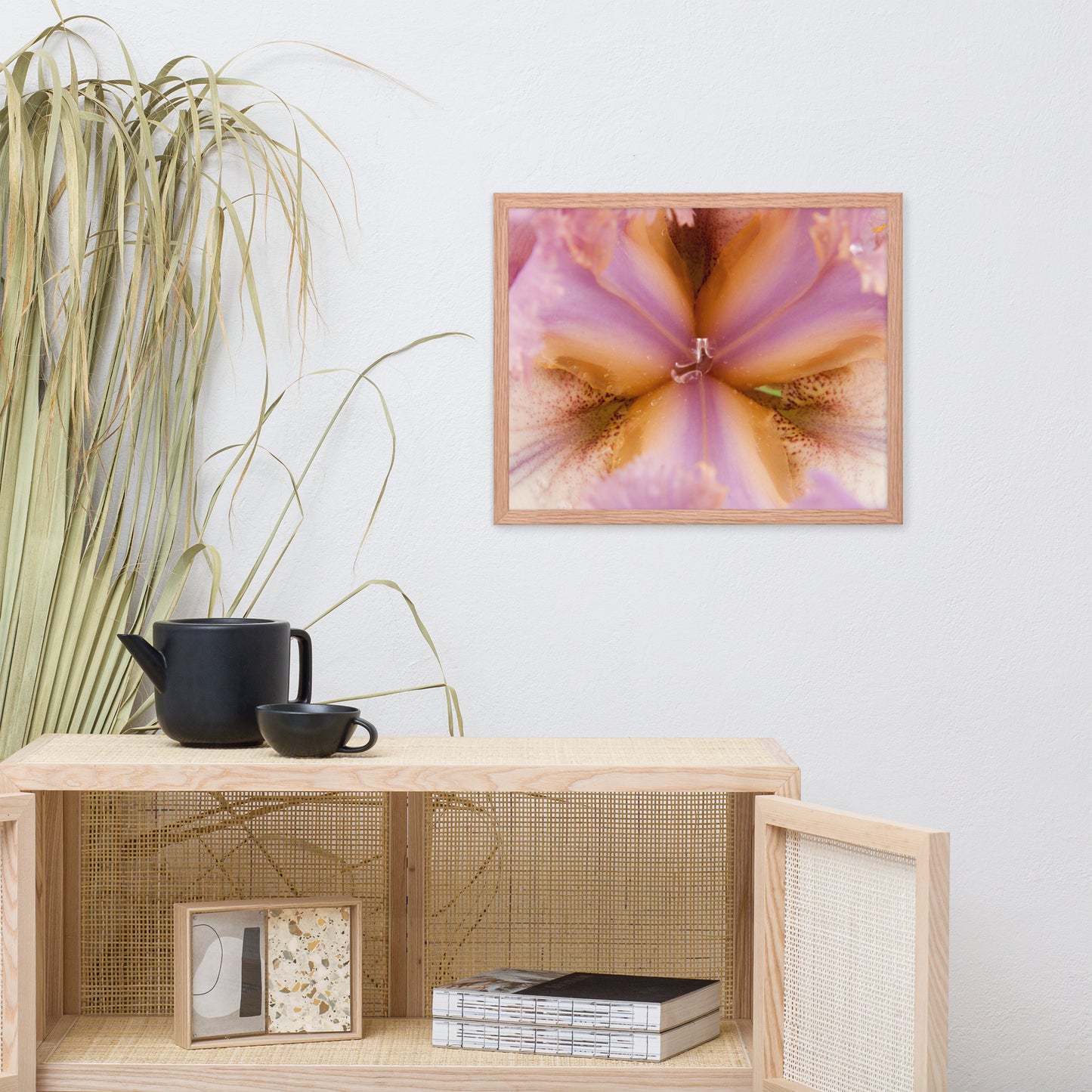 Symmetry of Nature Floral Nature Photo Framed Wall Art Print
