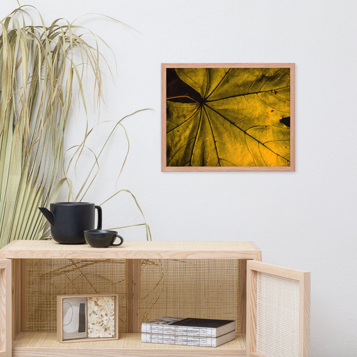 Seasons Change Botanical Nature Photo Framed Wall Art Print
