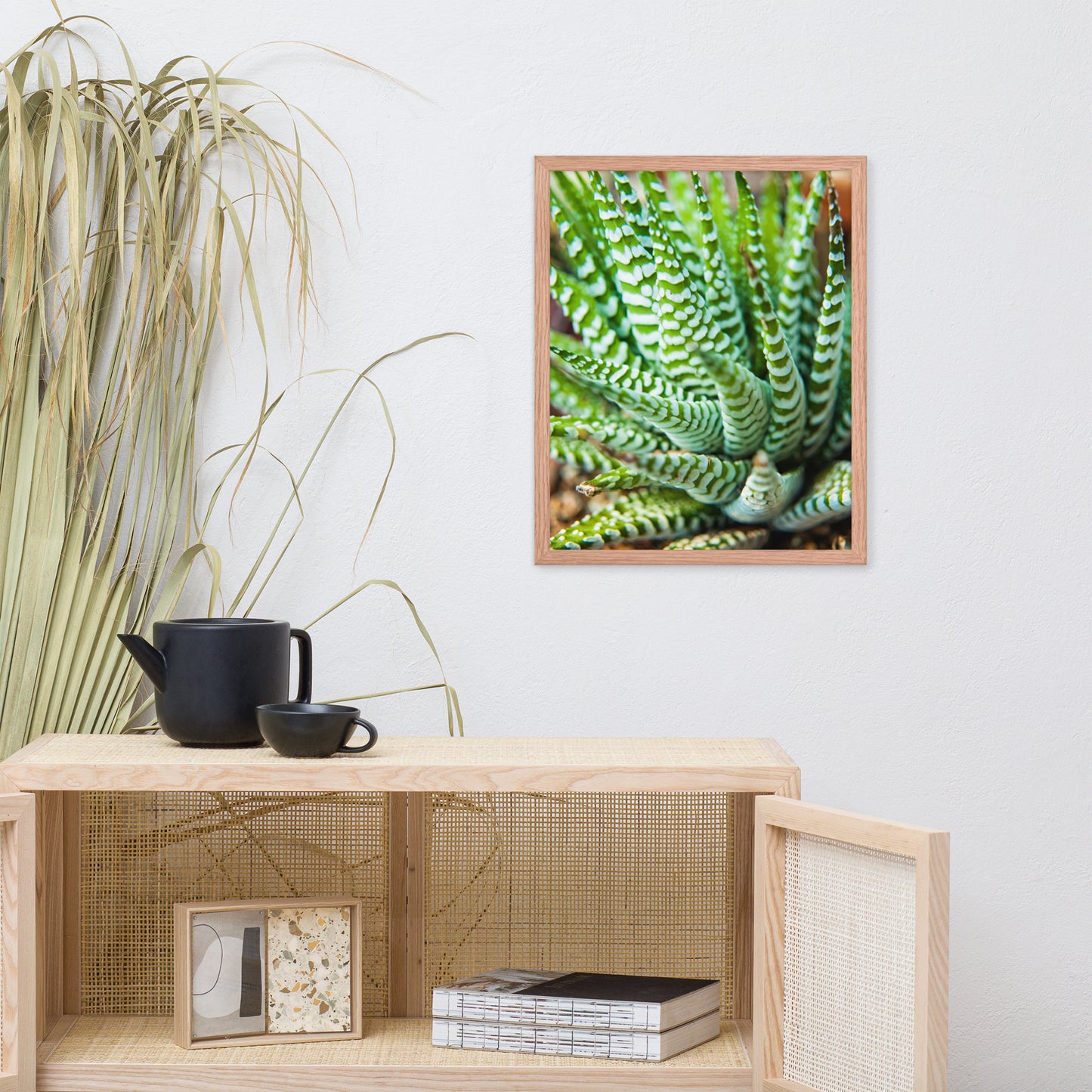 Succulent 2 Botanical Nature Photo Framed Wall Art Print