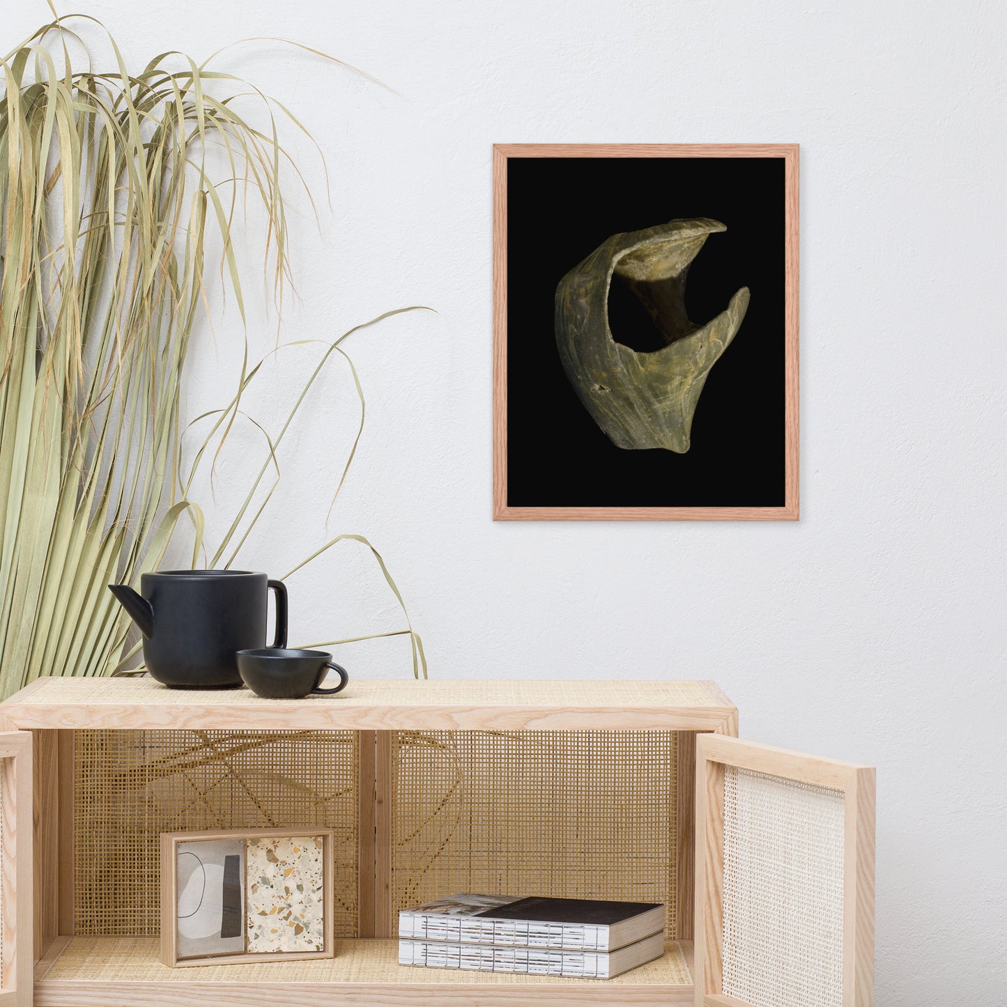 State of Erosion Image 5 Whelk Shell Coastal Nature Photo Framed Wall Art Print
