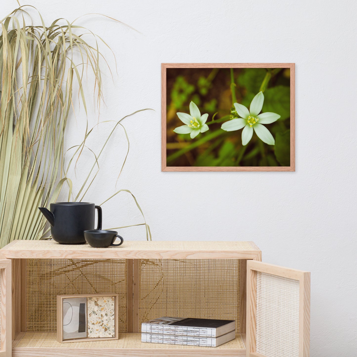 Wild Beauty Floral Nature Photo Framed Wall Art Print