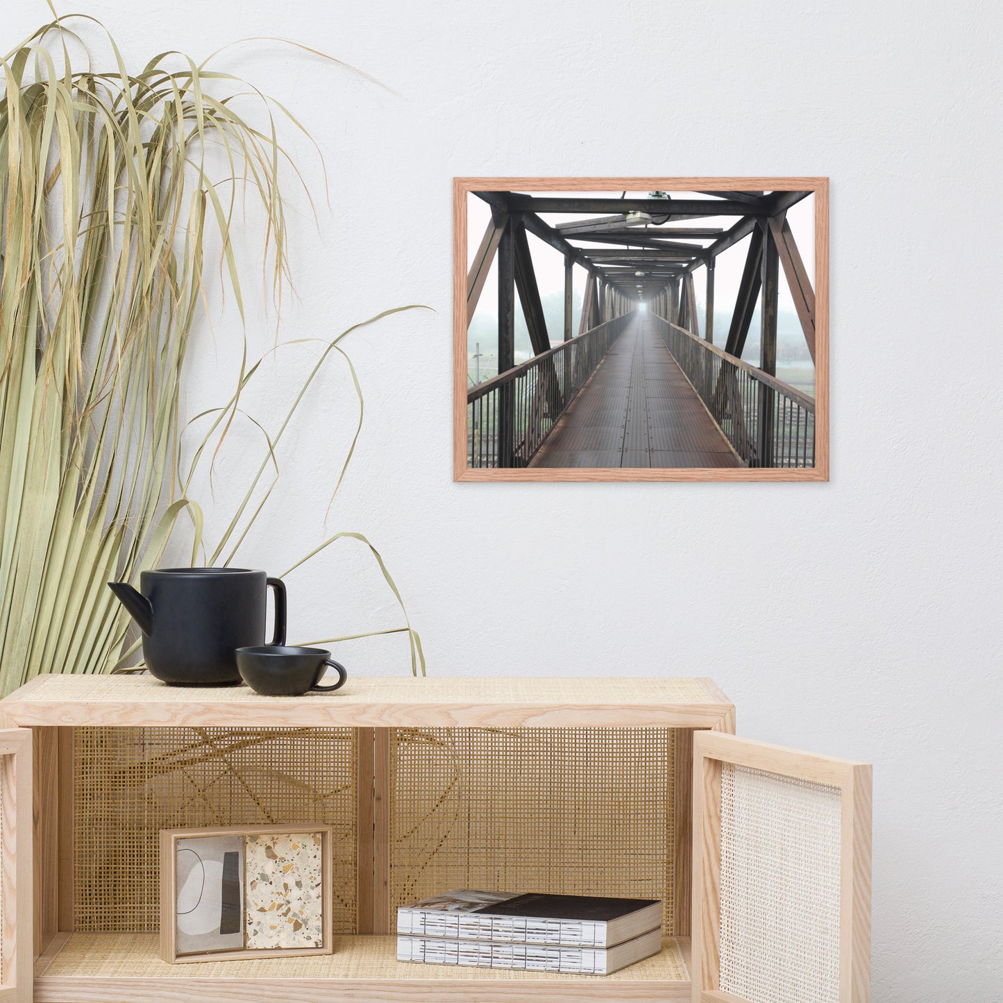 Vanishing Point Architectural Photograph Framed Wall Art Print
