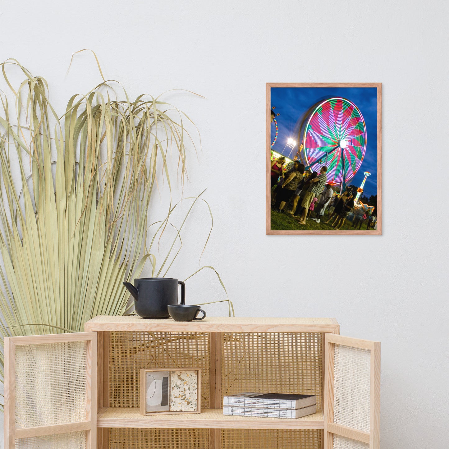 Ferris Wheel 1 Urban Landscape Photo Framed Wall Art Print
