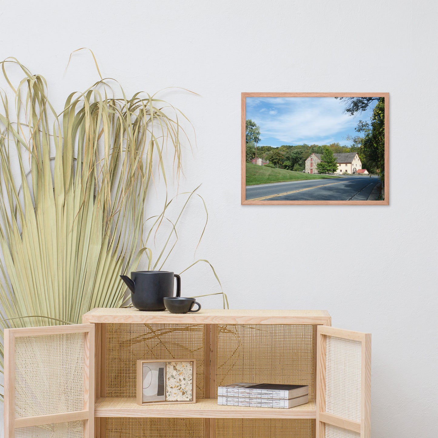 Greenbank Mill Summer Rural Landscape Framed Photo Paper Wall Art Prints
