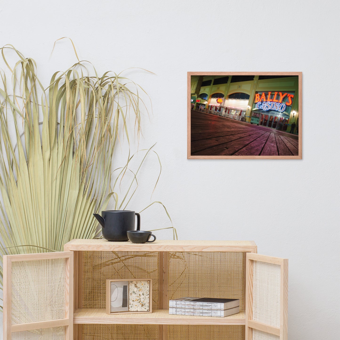 Low On The Boards Urban Landscape Photo Framed Wall Art Print