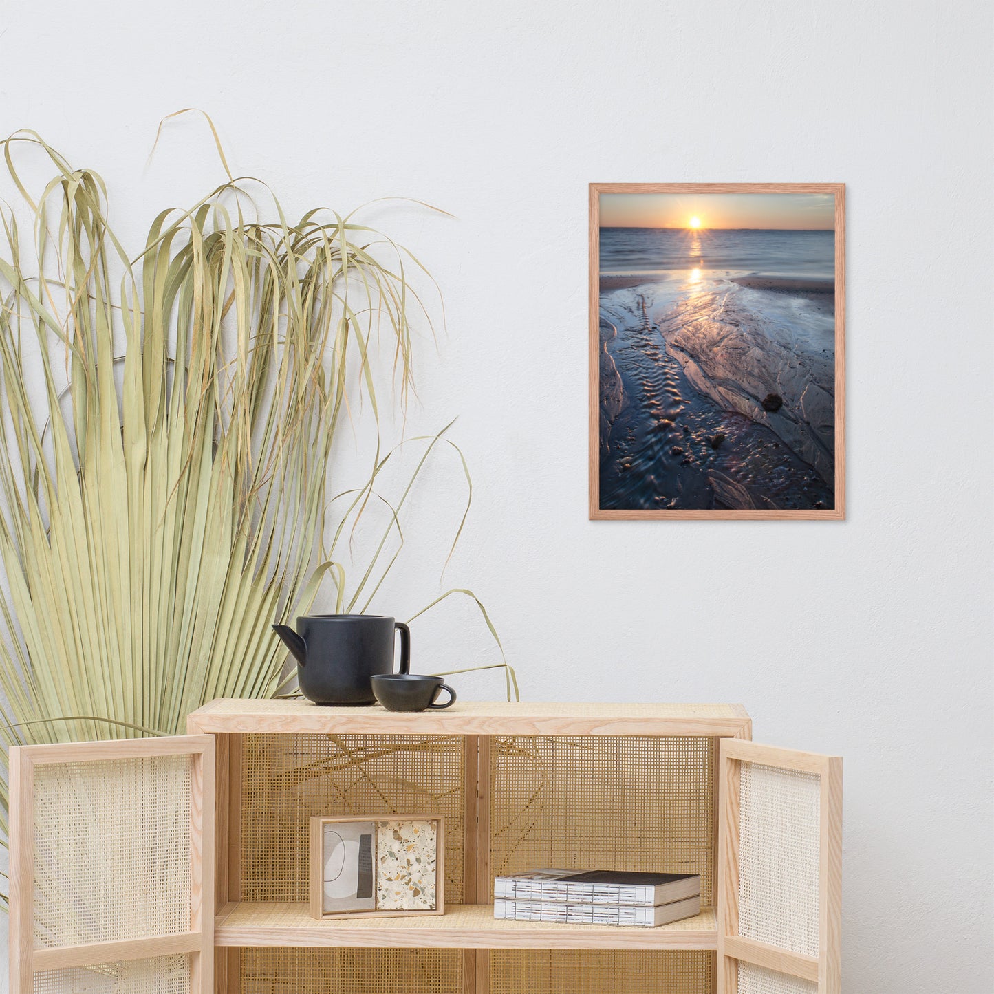 Low Tide Ravine Landscape Framed Photo Paper Wall Art Prints