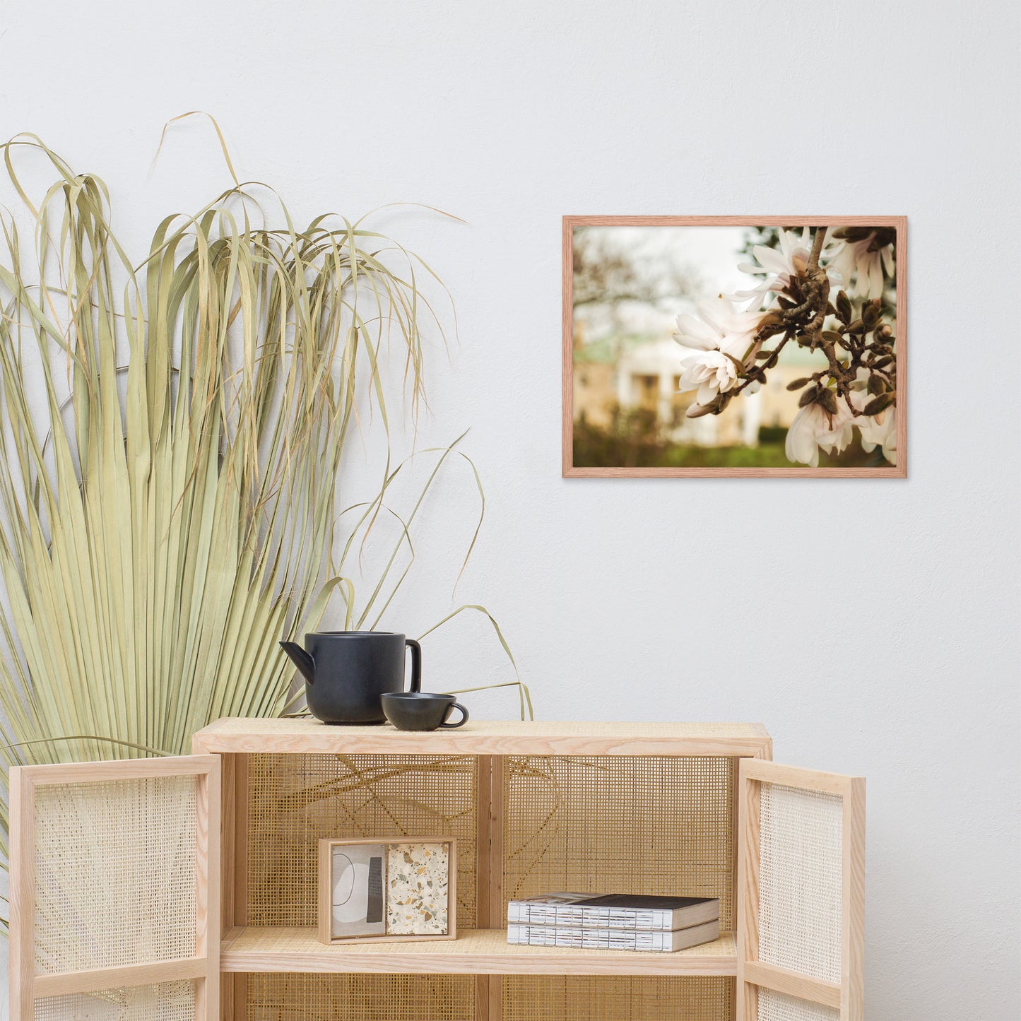 Bellevue Mansion Floral Nature Photo Framed Wall Art Print