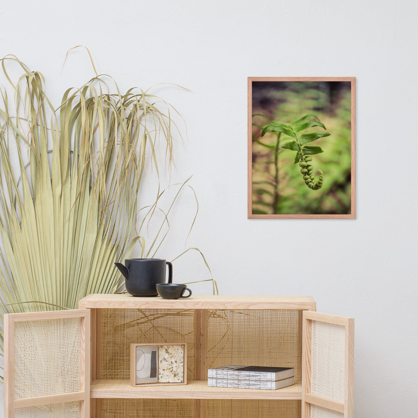 Growth of the Forest Floor Botanical Nature Photo Framed Wall Art Print
