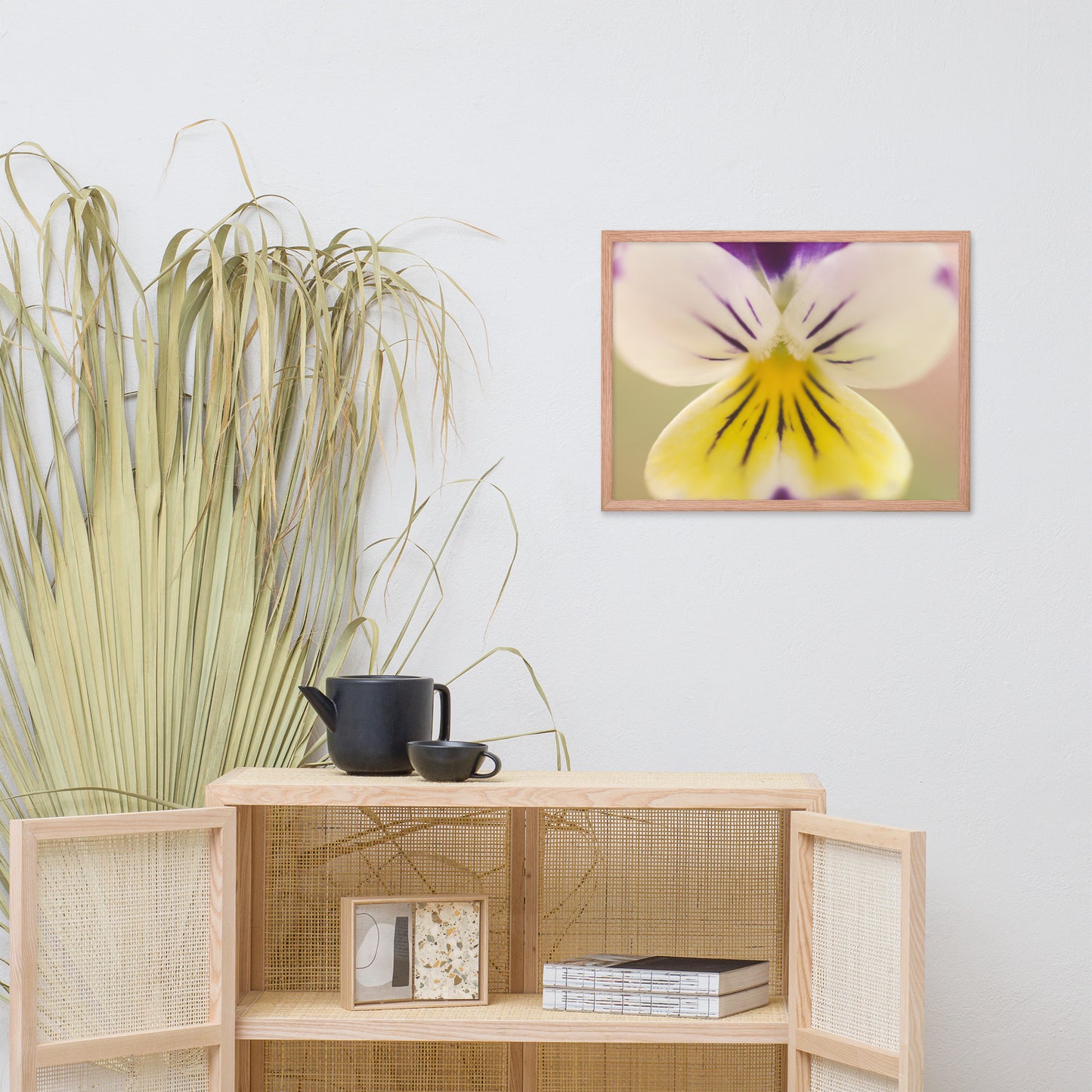 Oh Violet Floral Nature Photo Framed Wall Art Print