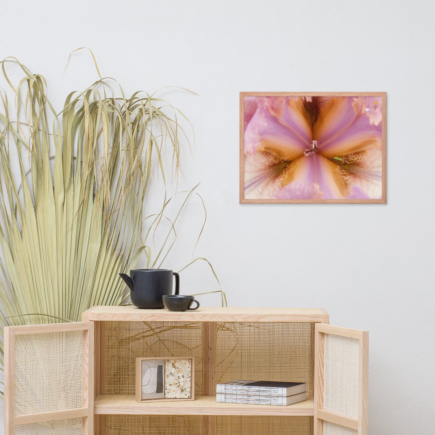 Symmetry of Nature Floral Nature Photo Framed Wall Art Print