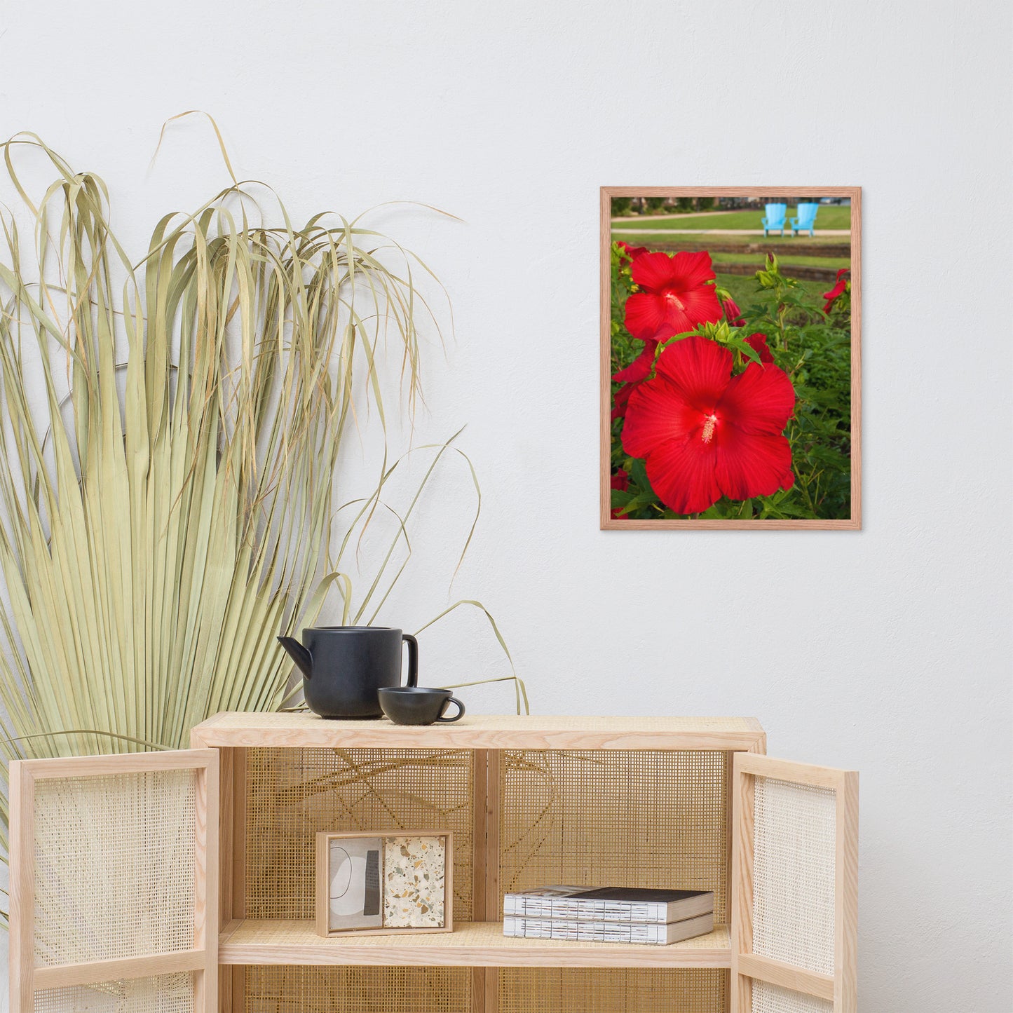 The Riverfront 2 Floral Nature Photo Framed Wall Art Print