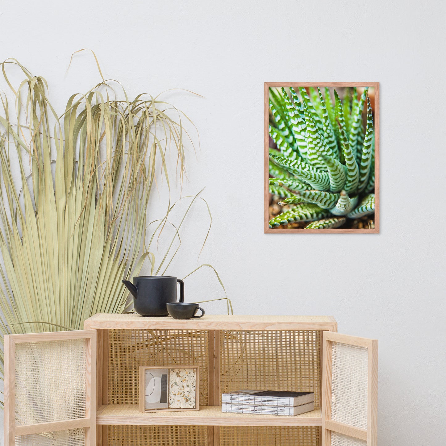 Succulent 2 Botanical Nature Photo Framed Wall Art Print