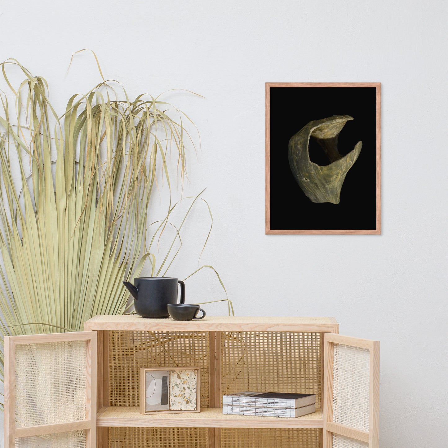 State of Erosion Image 5 Whelk Shell Coastal Nature Photo Framed Wall Art Print