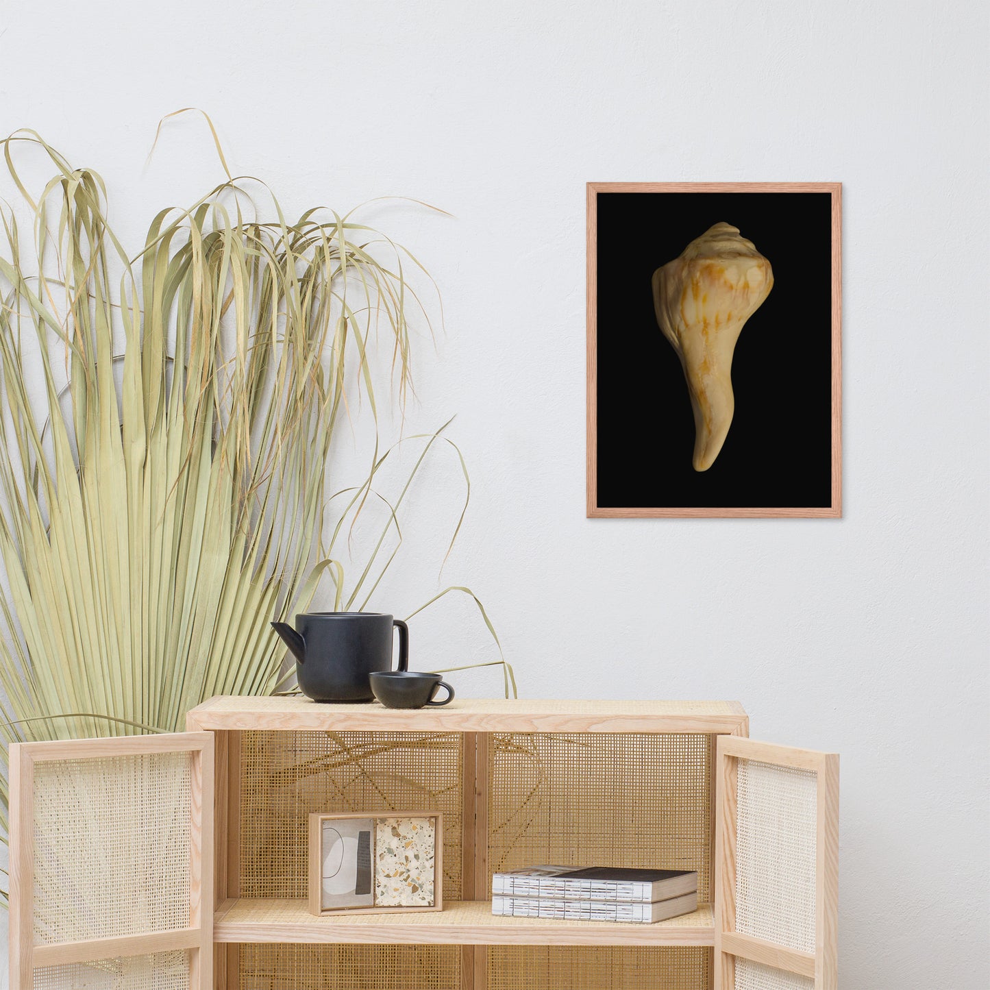 States of Erosion Image 9 Whelk Shell Coastal Nature Photo Framed Wall Art Print