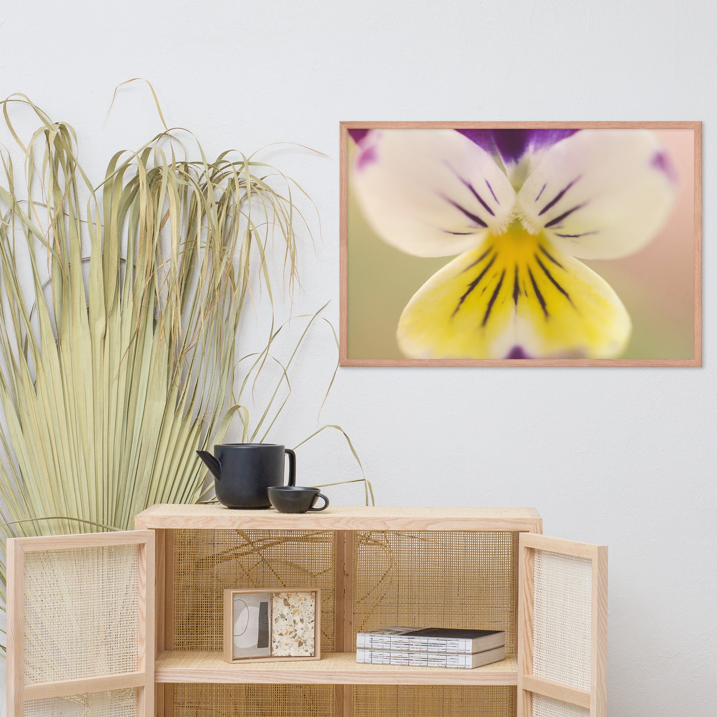 Oh Violet Floral Nature Photo Framed Wall Art Print