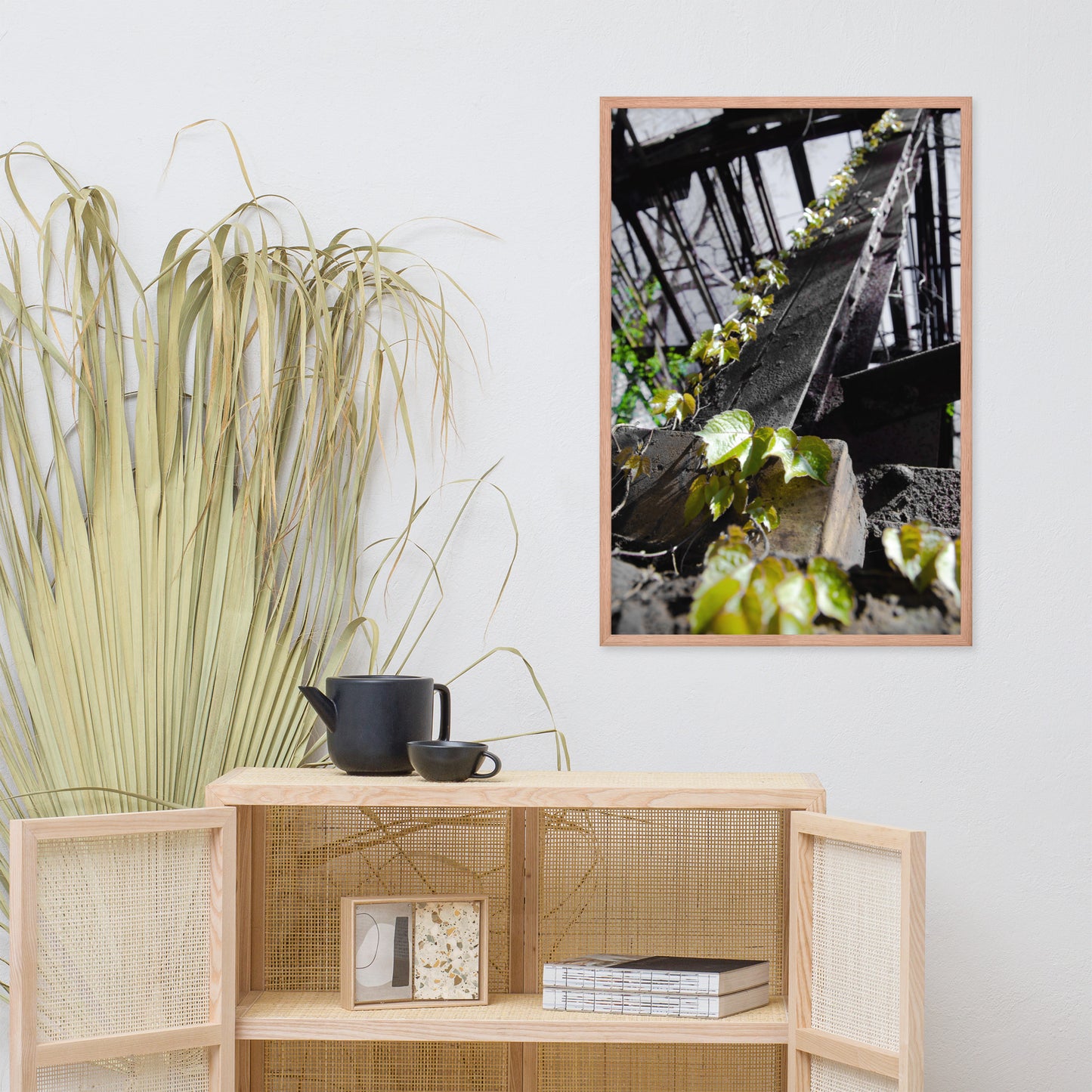 Nature Taking Over Botanical Nature Photo Framed Wall Art Print
