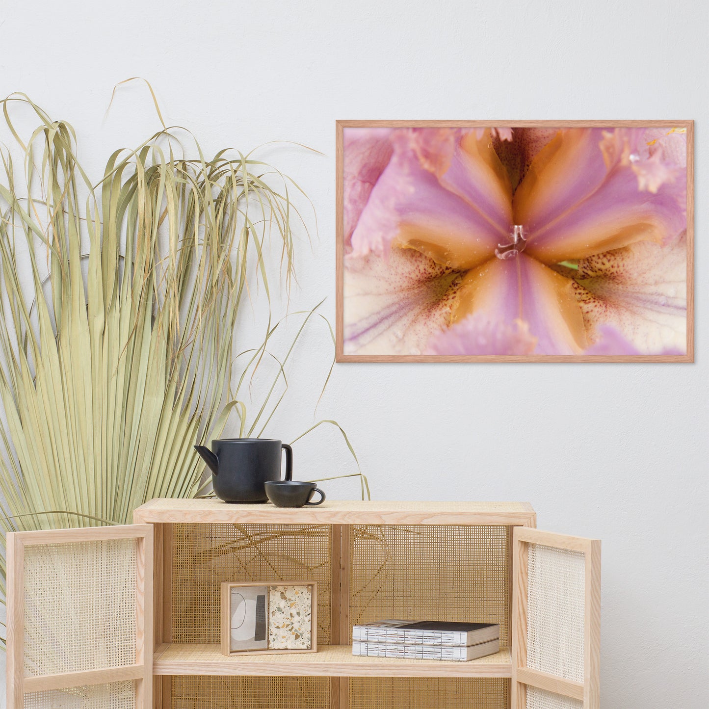 Symmetry of Nature Floral Nature Photo Framed Wall Art Print