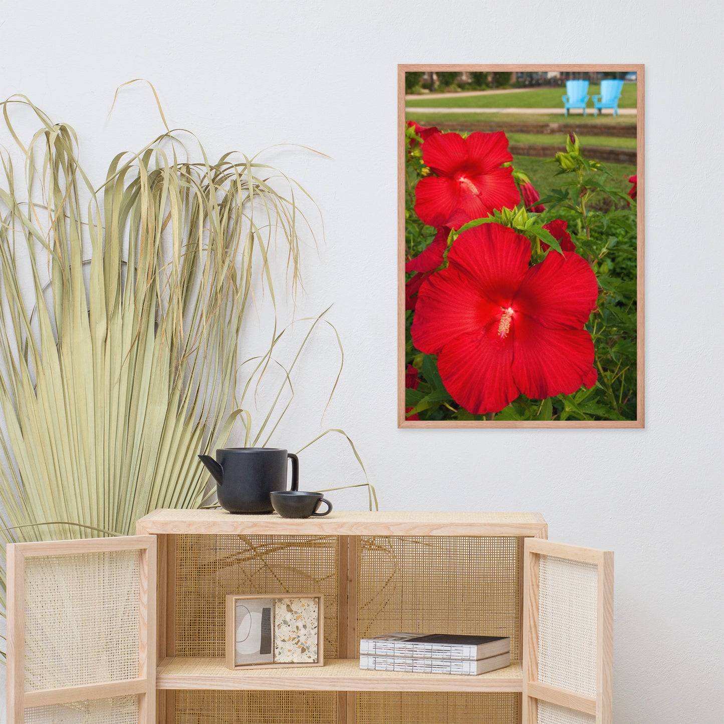 The Riverfront 2 Floral Nature Photo Framed Wall Art Print