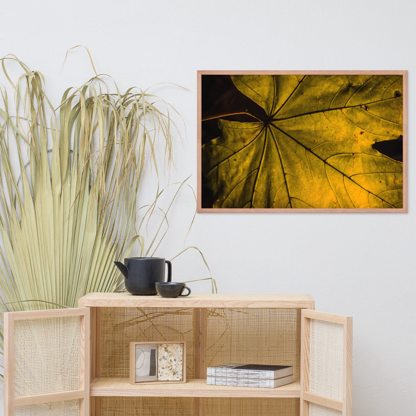 Seasons Change Botanical Nature Photo Framed Wall Art Print