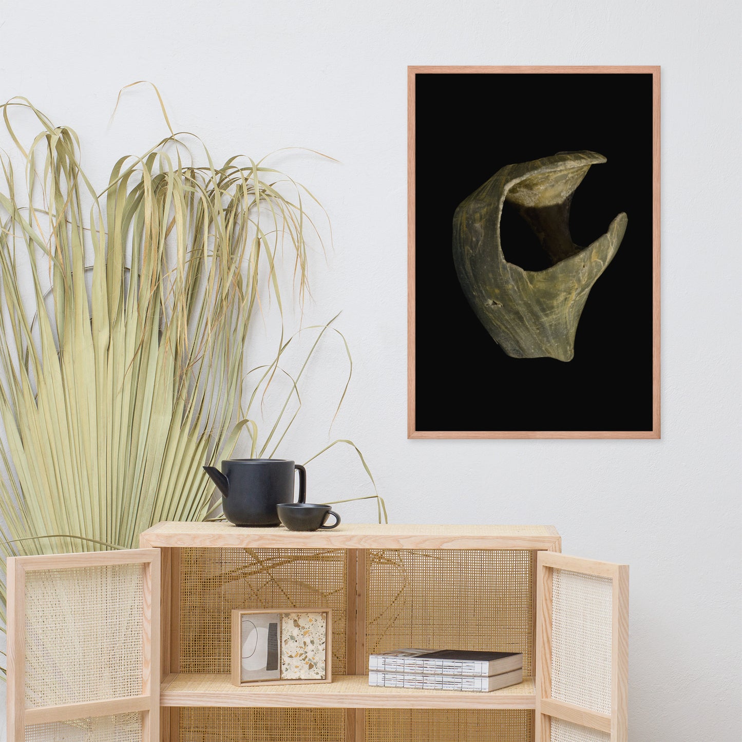 State of Erosion Image 5 Whelk Shell Coastal Nature Photo Framed Wall Art Print