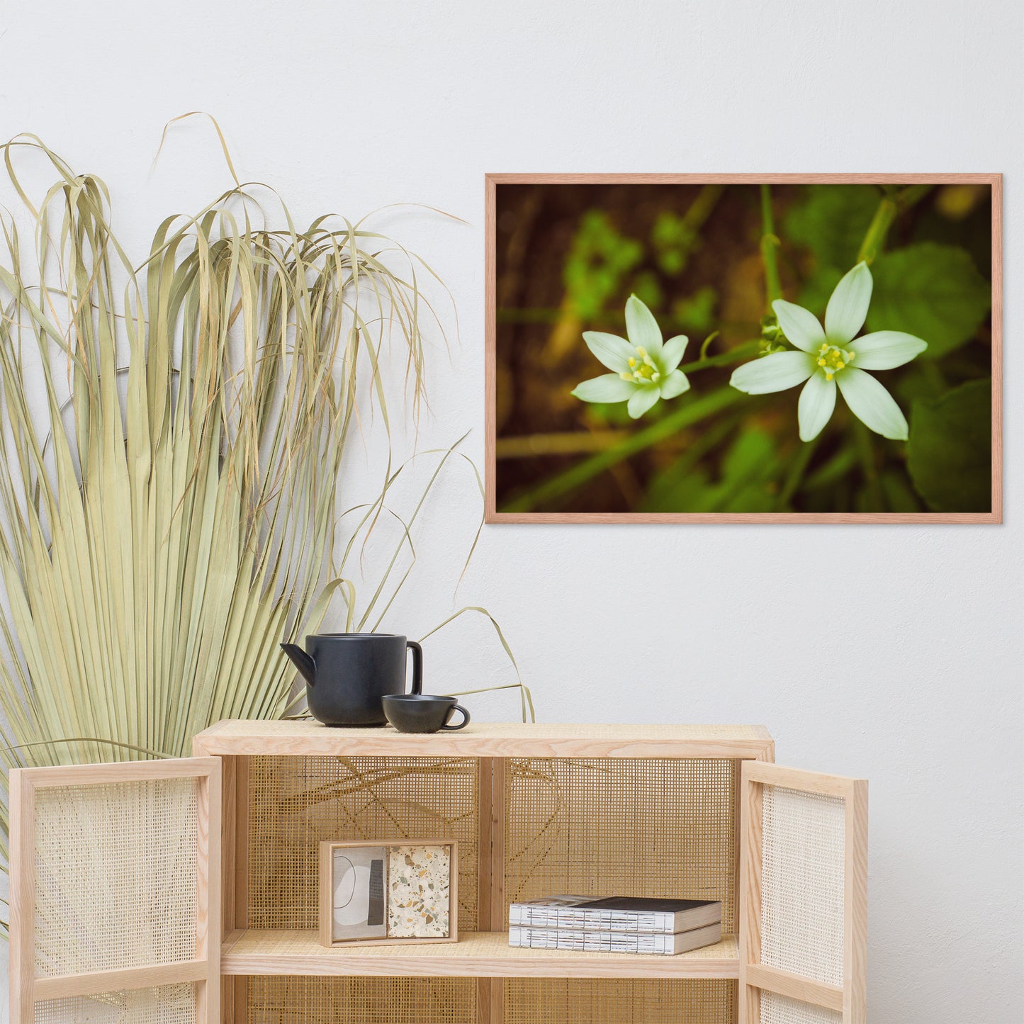 Wild Beauty Floral Nature Photo Framed Wall Art Print
