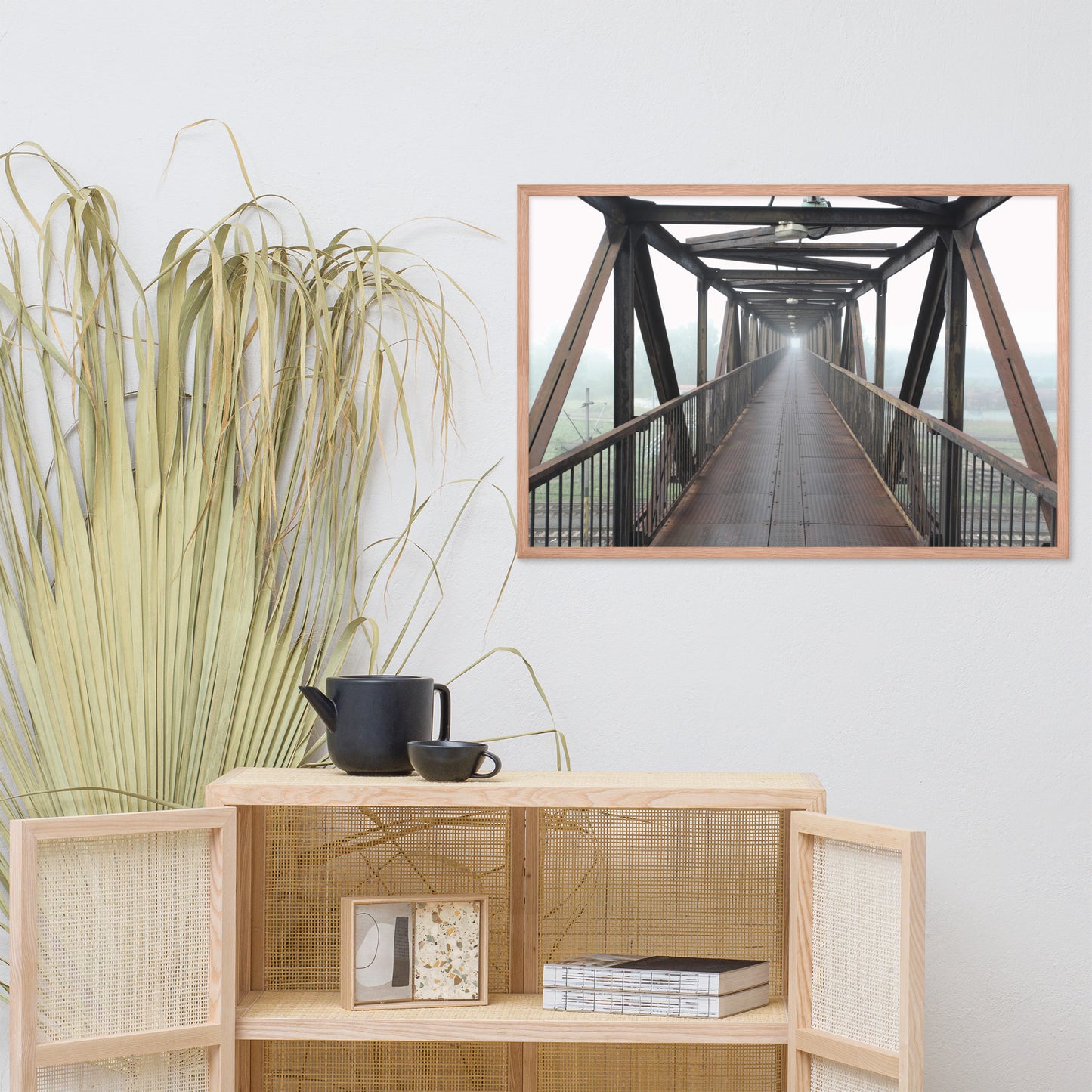 Vanishing Point Architectural Photograph Framed Wall Art Print