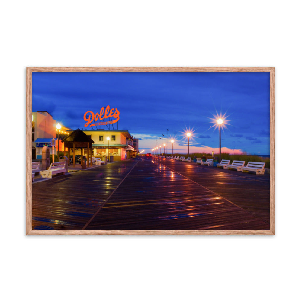 Early Morning at Dolles Urban Landscape Photo Framed Wall Art Print