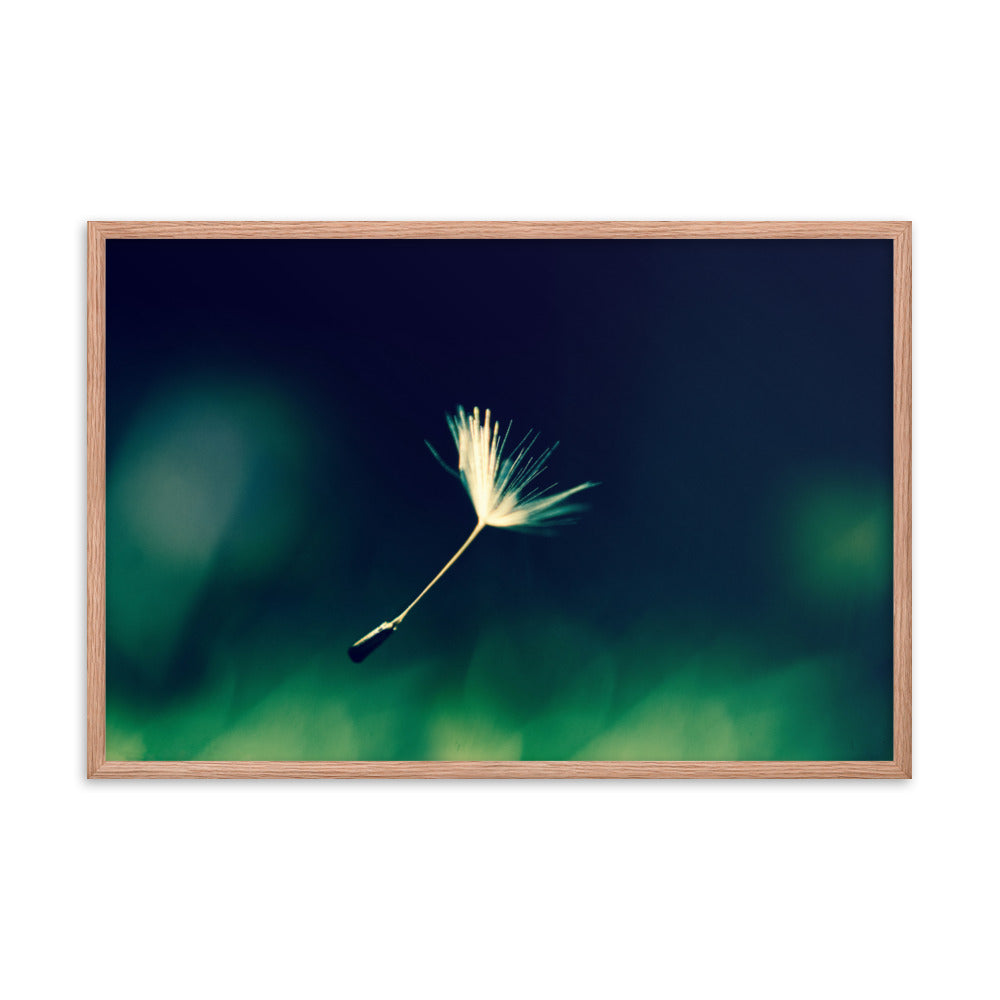 Blowing in the Wind Botanical Nature Photo Framed Wall Art Print