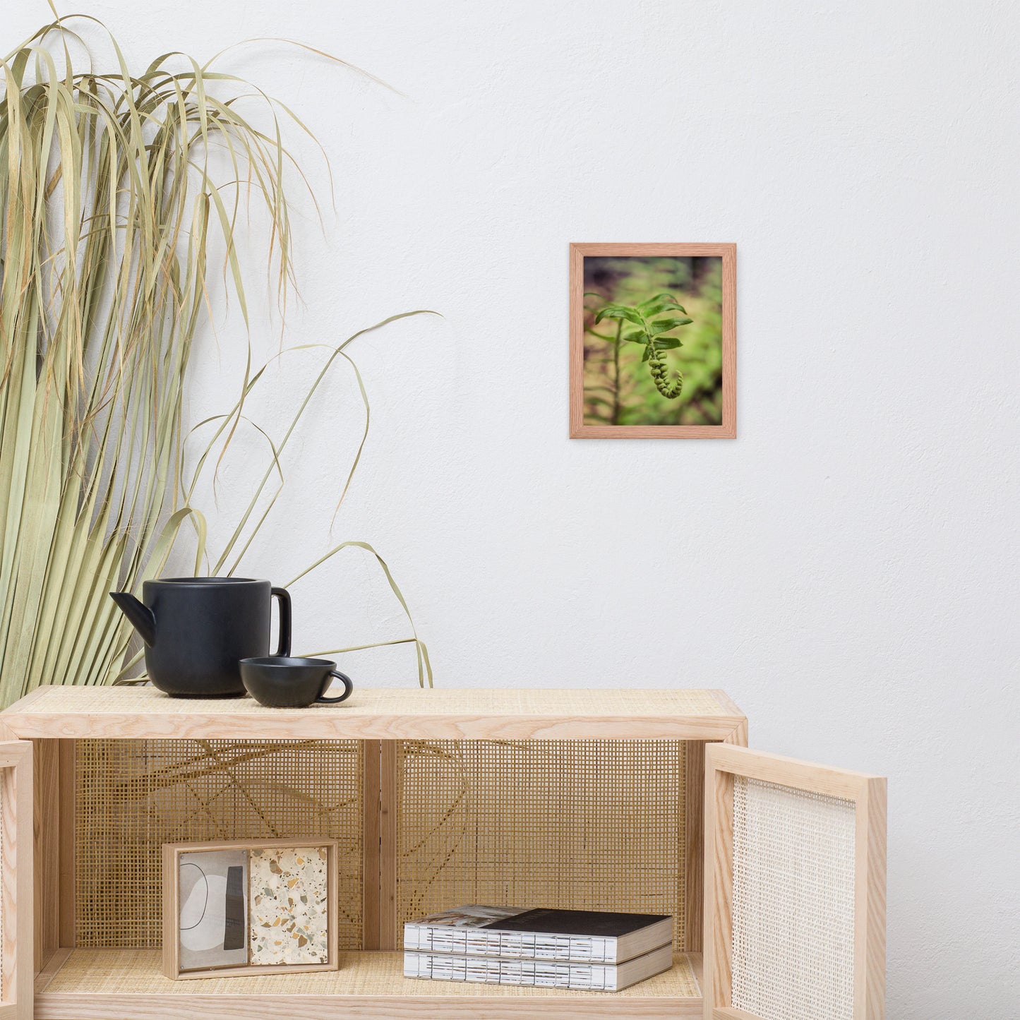 Growth of the Forest Floor Botanical Nature Photo Framed Wall Art Print
