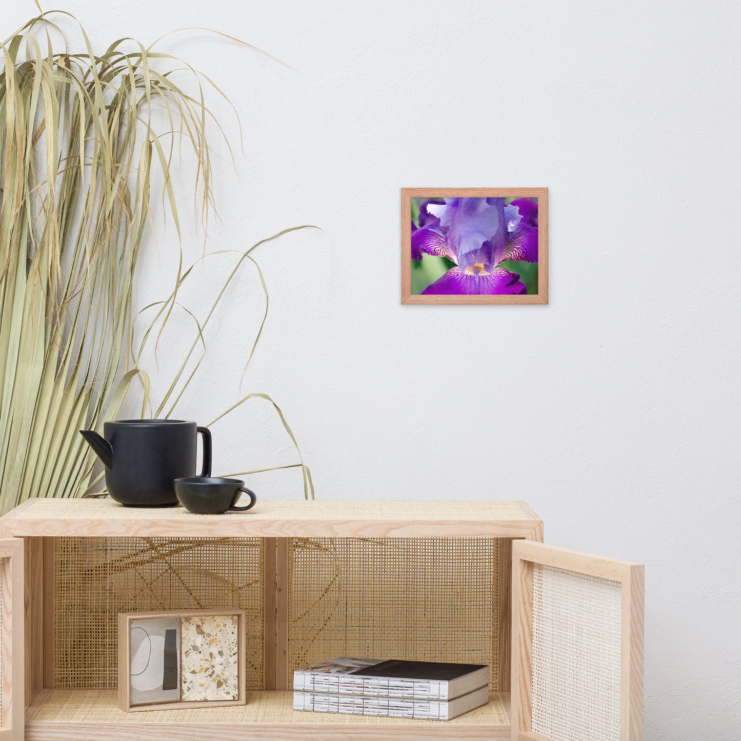 Bedroom Art Etsy: Glowing Iris - Floral / Botanical / Nature Photo Framed Wall Art Print - Artwork - Wall Decor - Modern Home Decor
