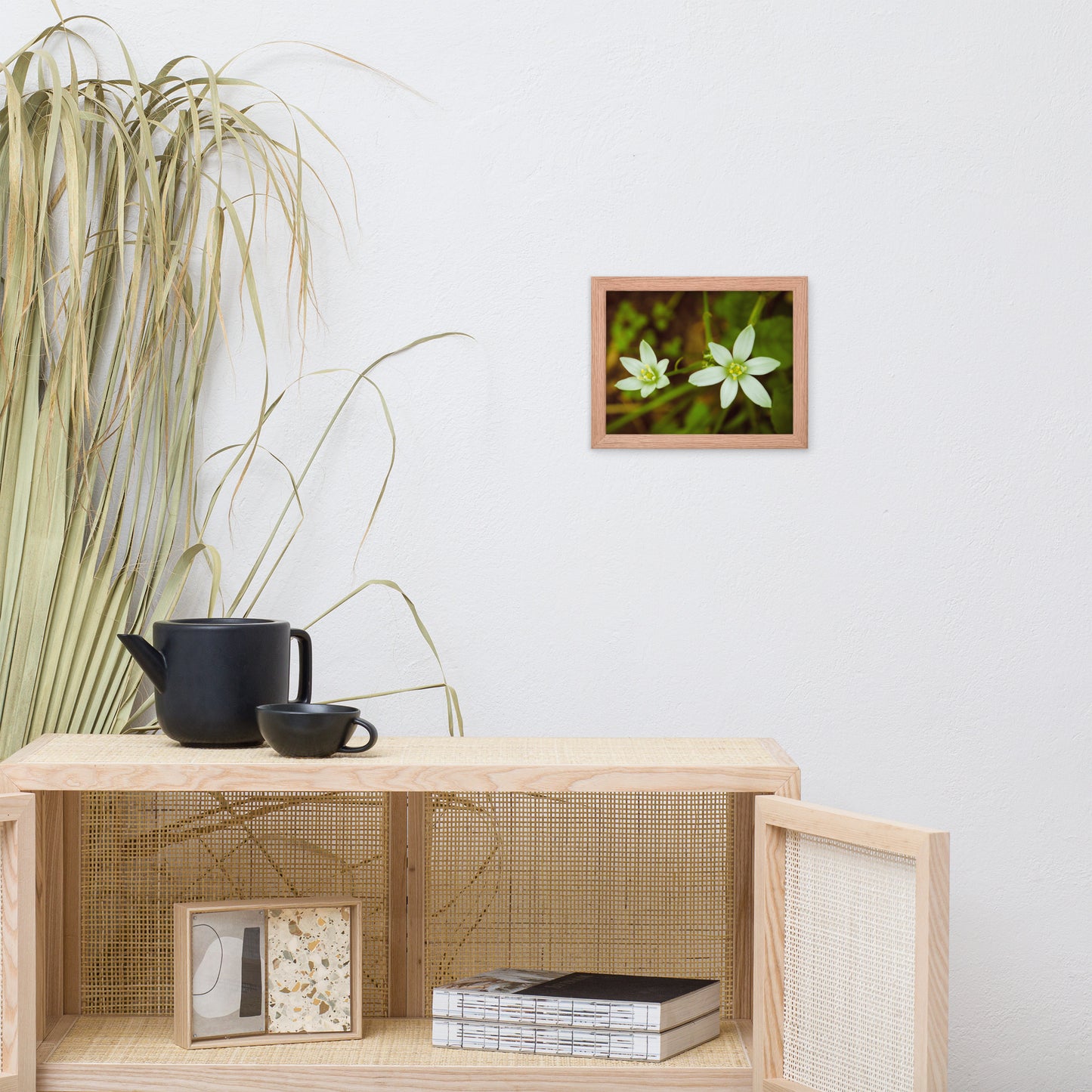 Wild Beauty Floral Nature Photo Framed Wall Art Print