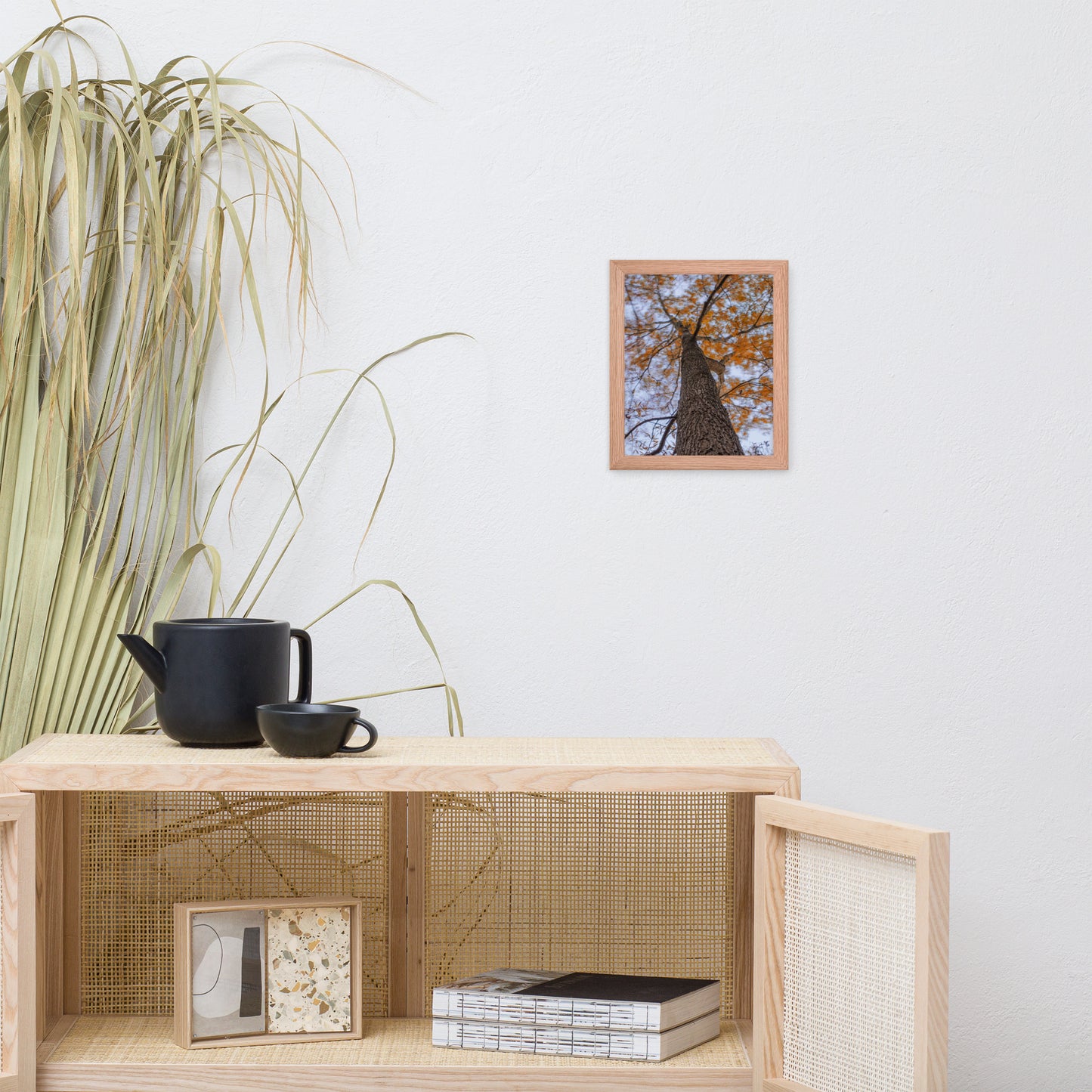 Wind in the Trees Botanical Nature Photo Framed Wall Art Print