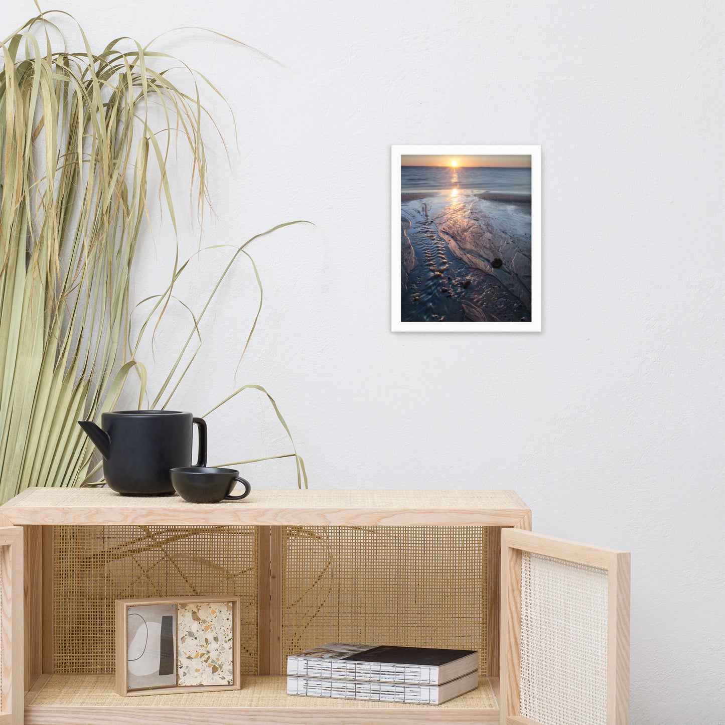 Low Tide Ravine Landscape Framed Photo Paper Wall Art Prints