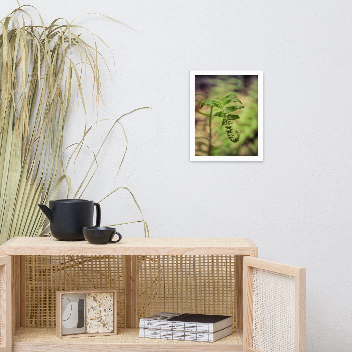 Growth of the Forest Floor Botanical Nature Photo Framed Wall Art Print