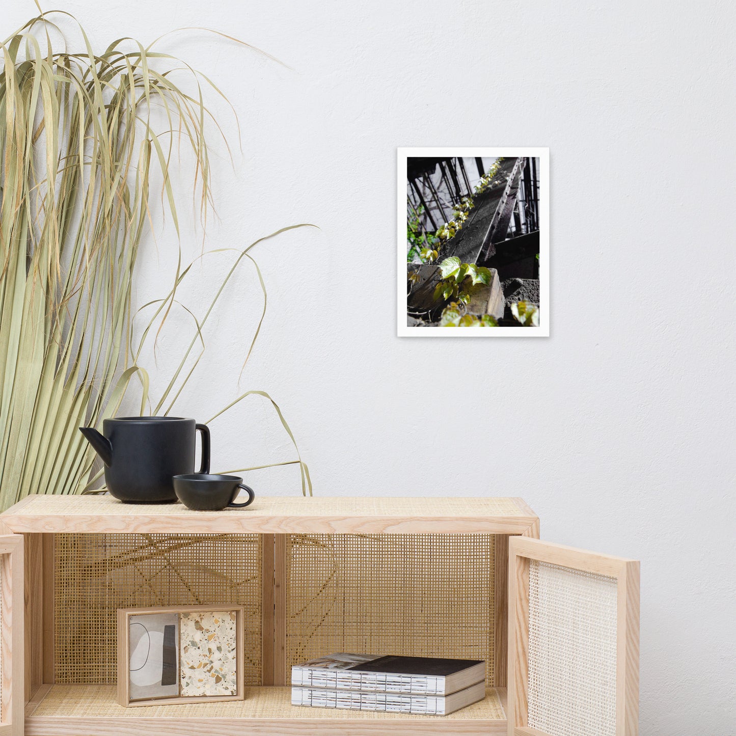 Nature Taking Over Botanical Nature Photo Framed Wall Art Print