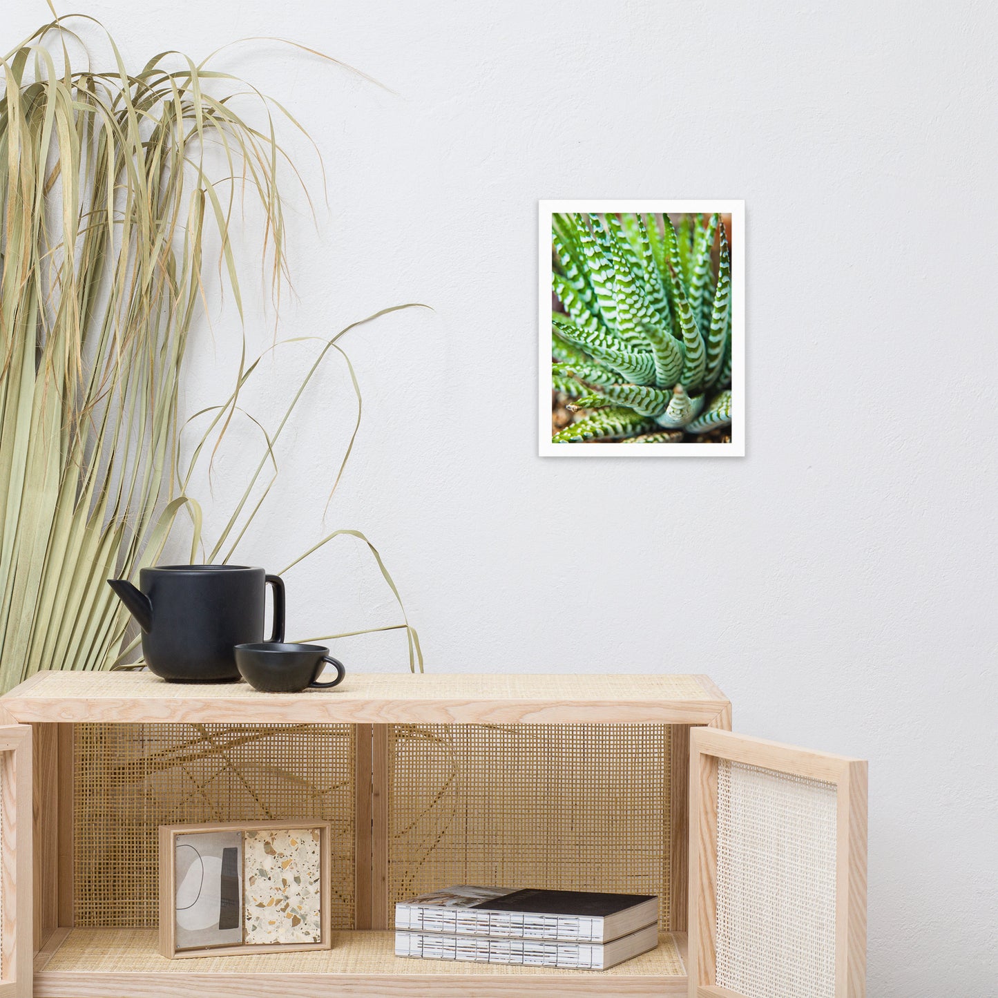 Succulent 2 Botanical Nature Photo Framed Wall Art Print