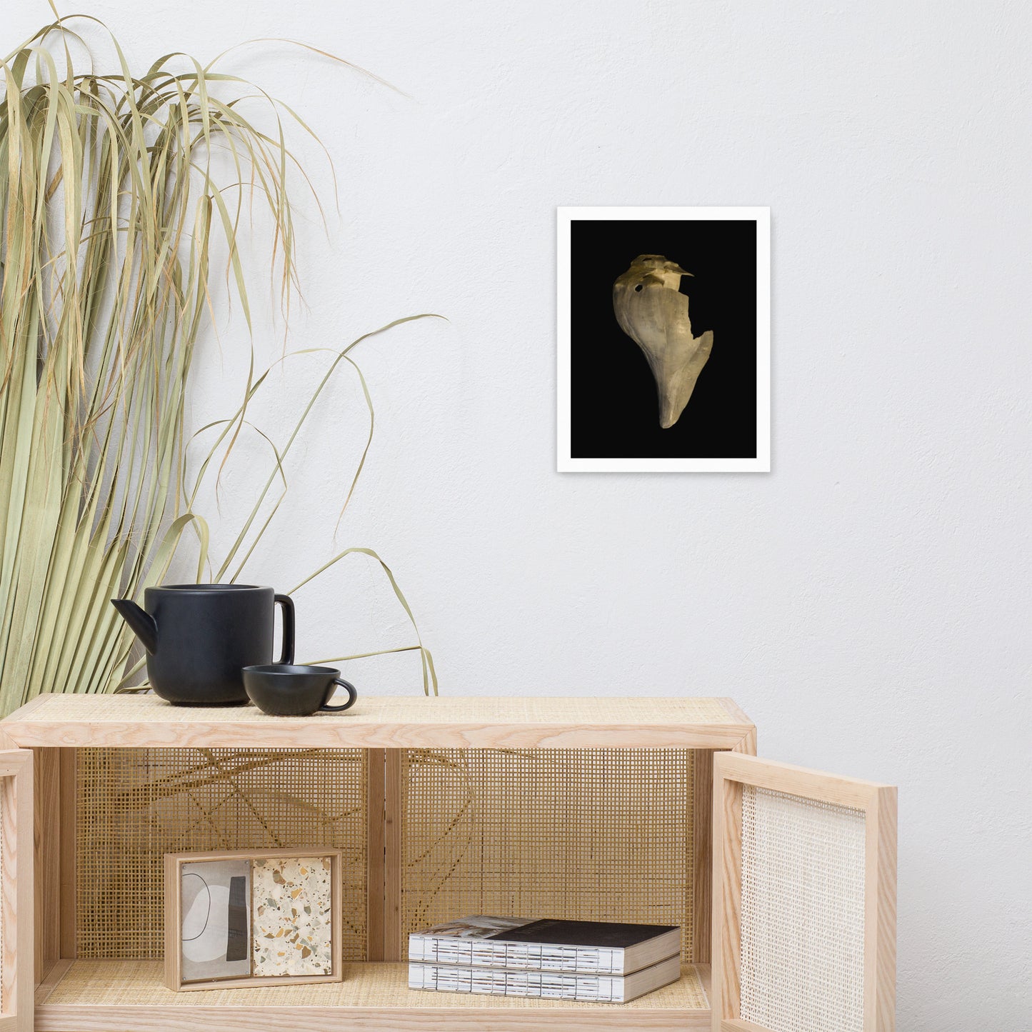 State of Erosion Image 7 Whelk Shell Coastal Nature Photo Framed Wall Art Print