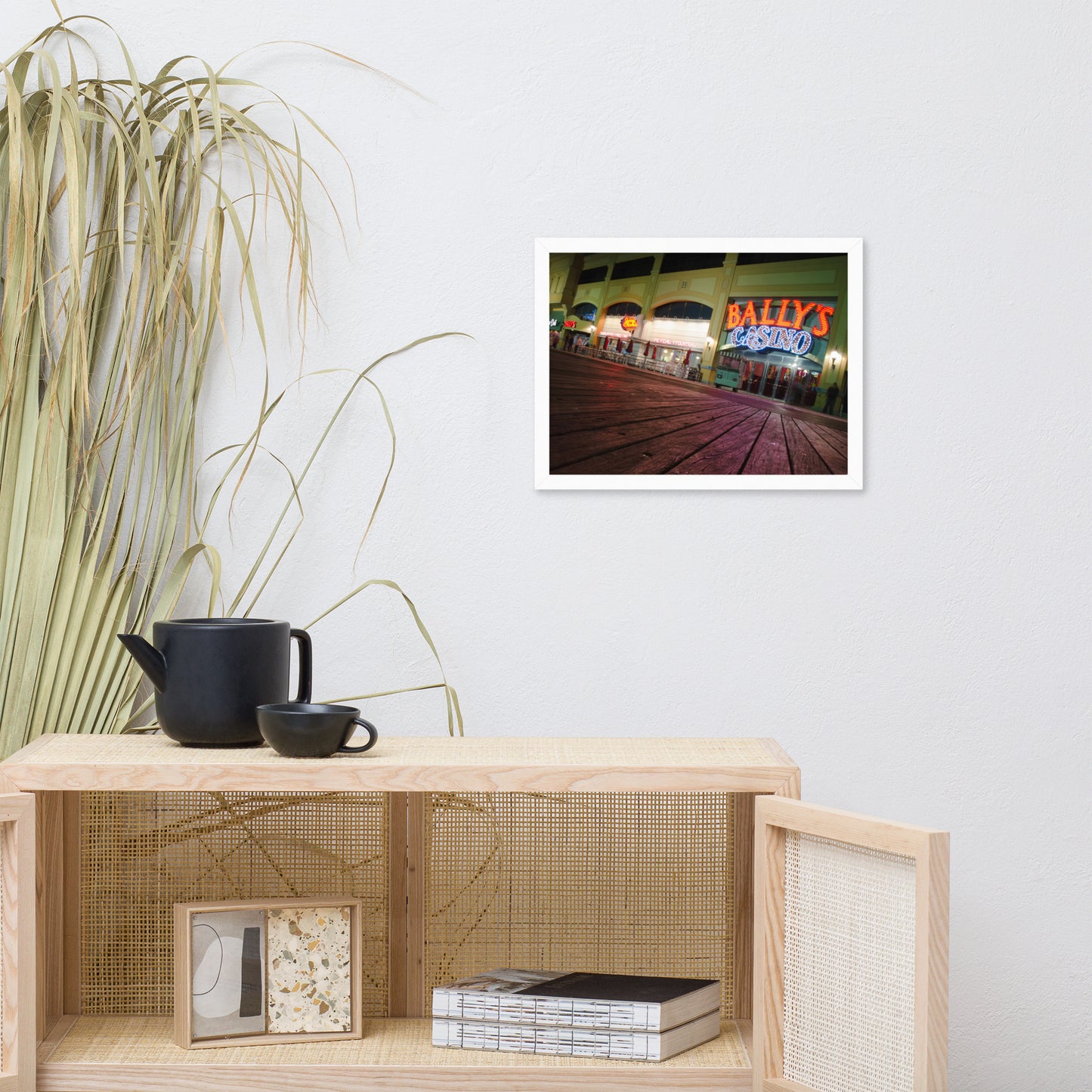 Low On The Boards Urban Landscape Photo Framed Wall Art Print