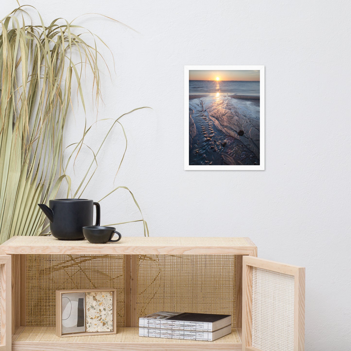 Low Tide Ravine Landscape Framed Photo Paper Wall Art Prints