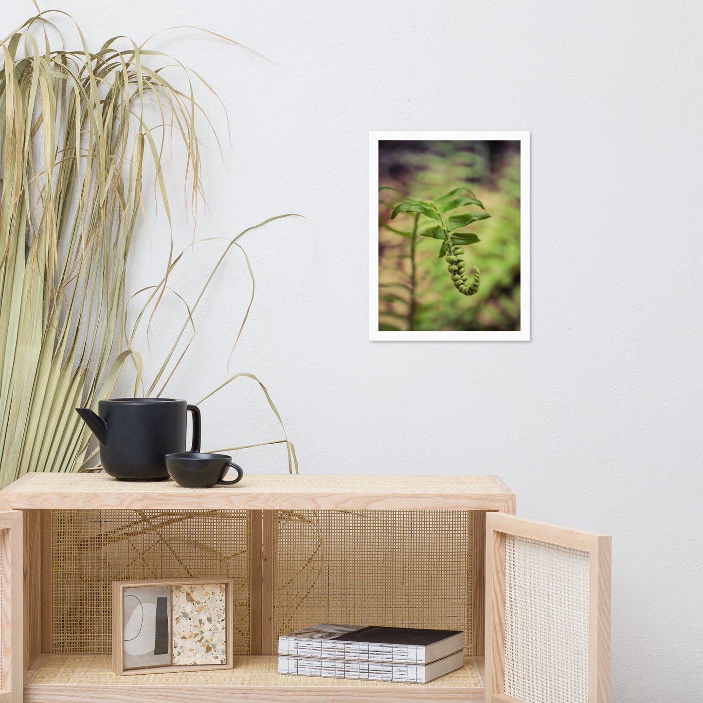 Growth of the Forest Floor Botanical Nature Photo Framed Wall Art Print