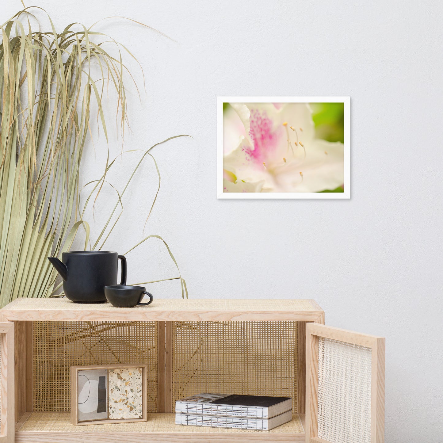 Japanese Azalea Floral Nature Photo Framed Wall Art Print