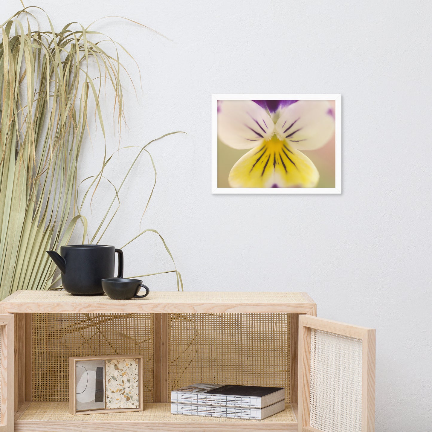 Oh Violet Floral Nature Photo Framed Wall Art Print