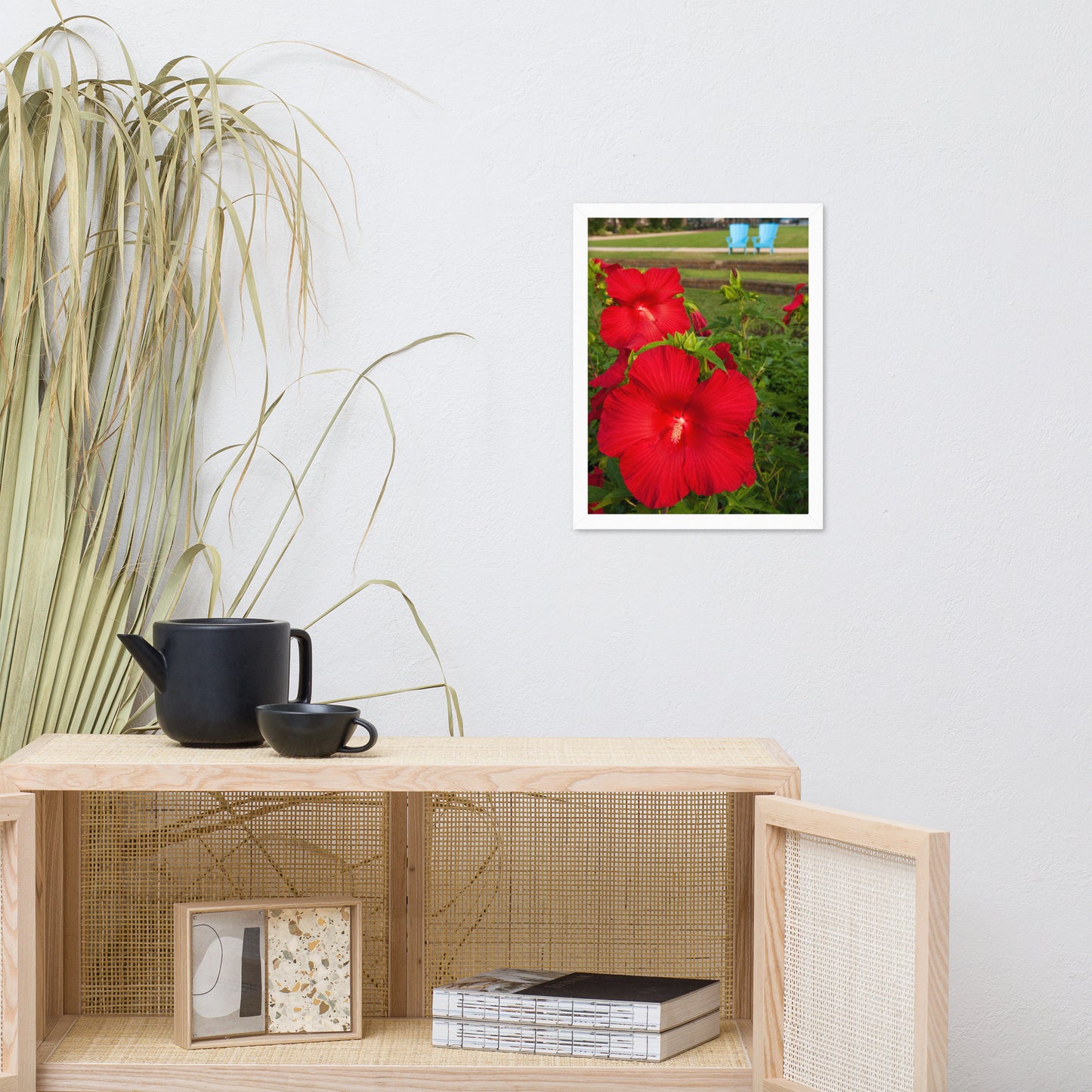 The Riverfront 2 Floral Nature Photo Framed Wall Art Print