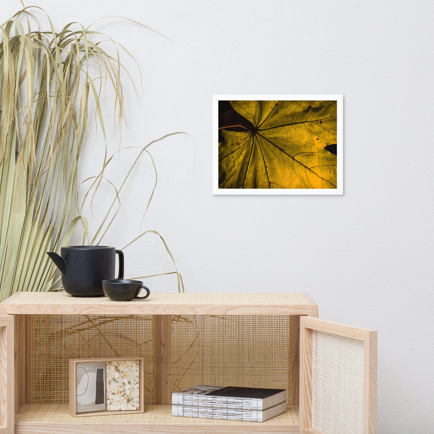 Seasons Change Botanical Nature Photo Framed Wall Art Print