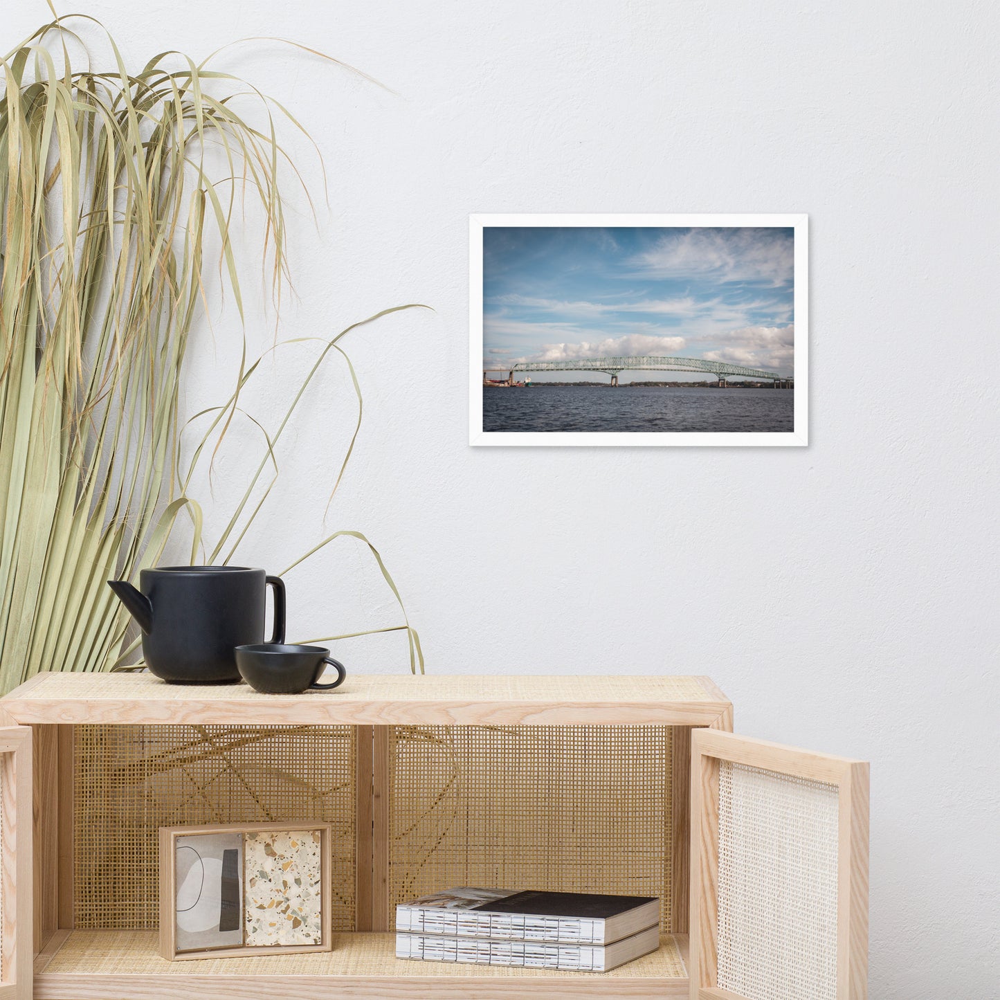 Bridges of Jacksonville Florida 2 Landscape Photo Framed Wall Art Print