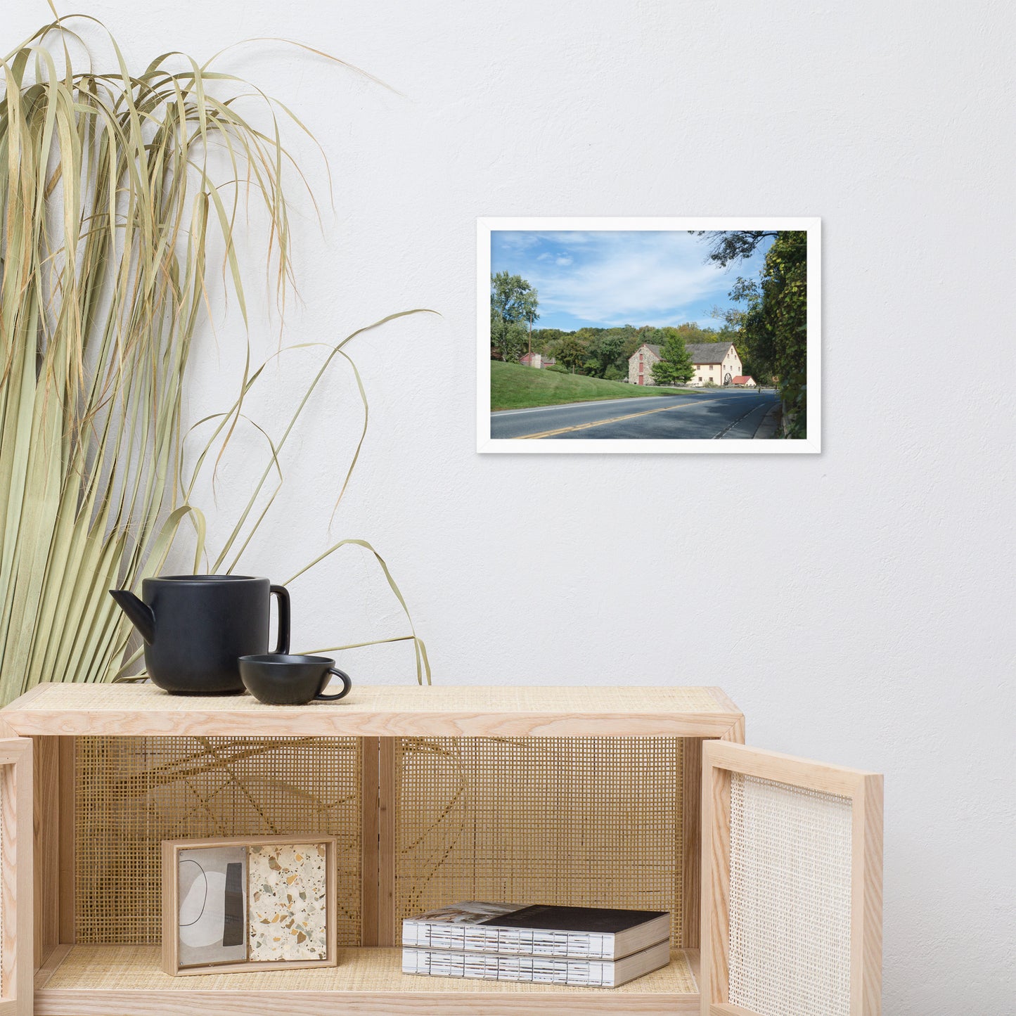 Greenbank Mill Summer Rural Landscape Framed Photo Paper Wall Art Prints