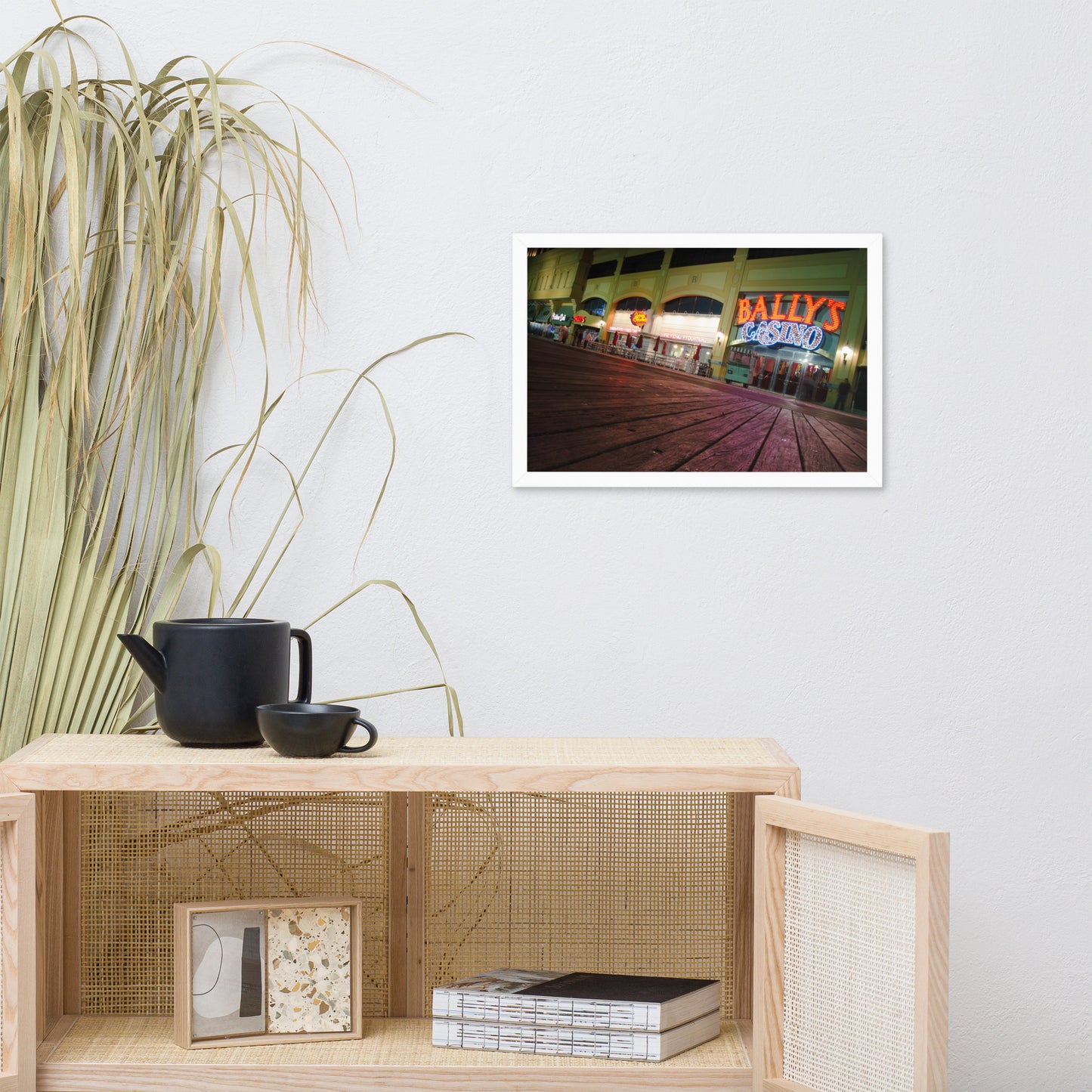 Low On The Boards Urban Landscape Photo Framed Wall Art Print