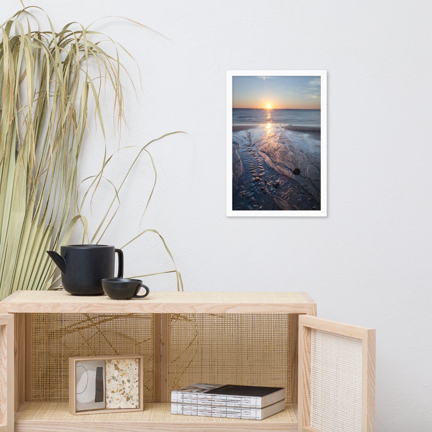 Low Tide Ravine Landscape Framed Photo Paper Wall Art Prints